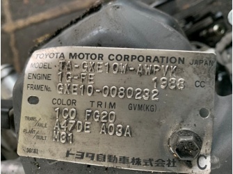 Продажа Двигатель на TOYOTA ALTEZZA GXE10 1G-FE 6890633  -  
				beams, нет вып. колл, со всем навесным и стартером, коса, комп, 77ткм
