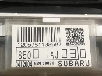 Продажа Спидометр на SUBARU LEGACY BR9    -  
				оптитрон dd0444