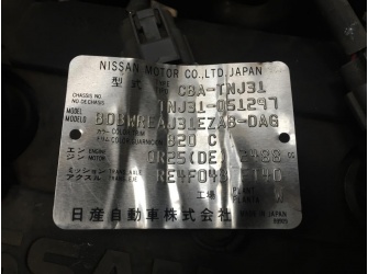 Продажа АКПП на NISSAN TEANA TNJ31 QR25DE RE4F04B FT40  -  
				re4f04b ft40 at10482 64ткм